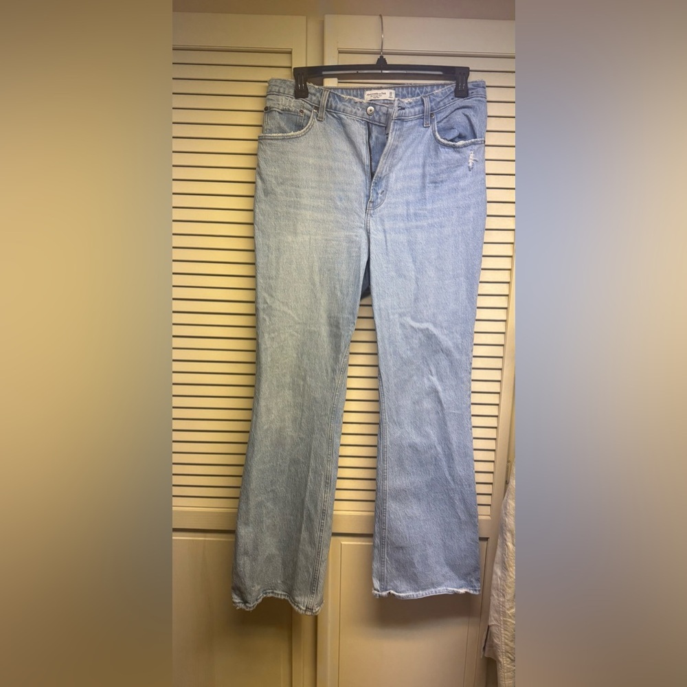 Abercrombie & Fitch Light Blue Flare Jeans